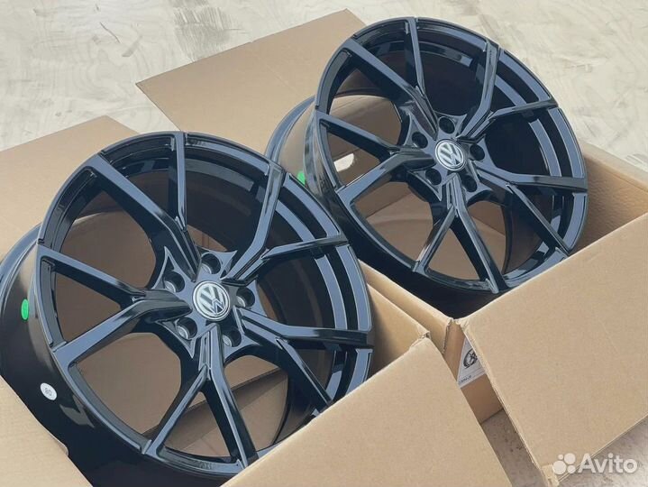 Диски Volkswagen R-line 18 5*112 Черный глянец bla