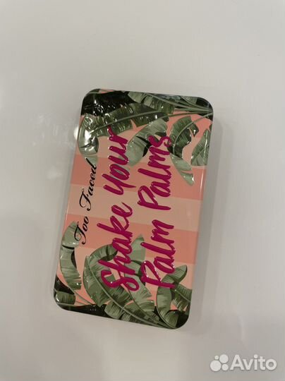 Палетка теней too faced