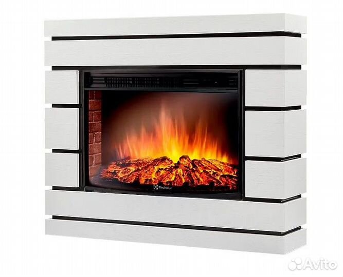 Электрокамин Electrolux Moderno 25 шпон белый дуб