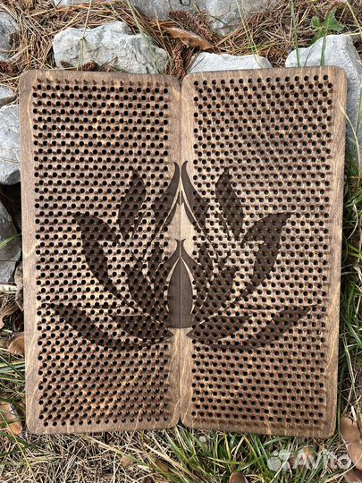 Доска садху медная с медными гвоздями