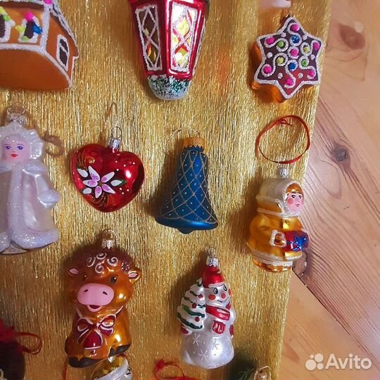 Елочные игрушки Стекло Фабрика Елочка