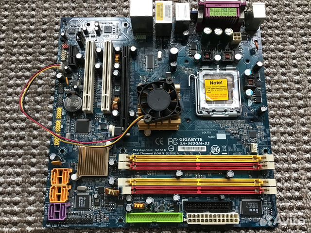 Матплата Gigabyte GA-965GM-S2 и проц E6600 купить в Москве ...