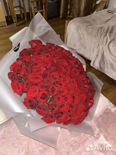 Букет 101 роза красная