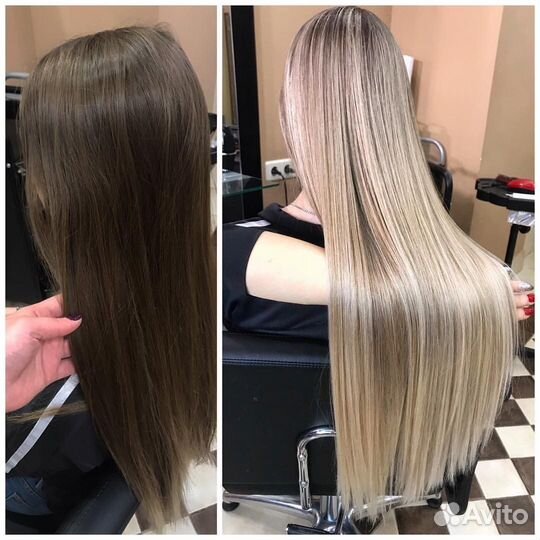 Сложное окрашивание волос