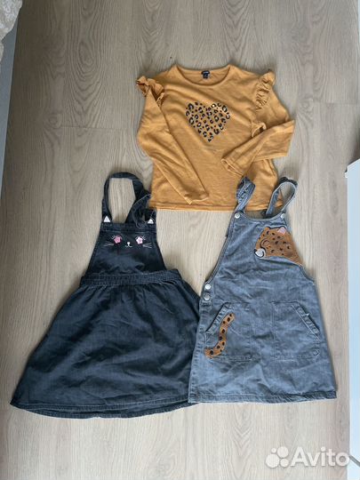 Вещи пакетом на девочку 122-134