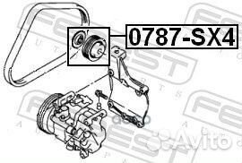 Ролик натяжной 0787-SX4 0787-SX4 Febest