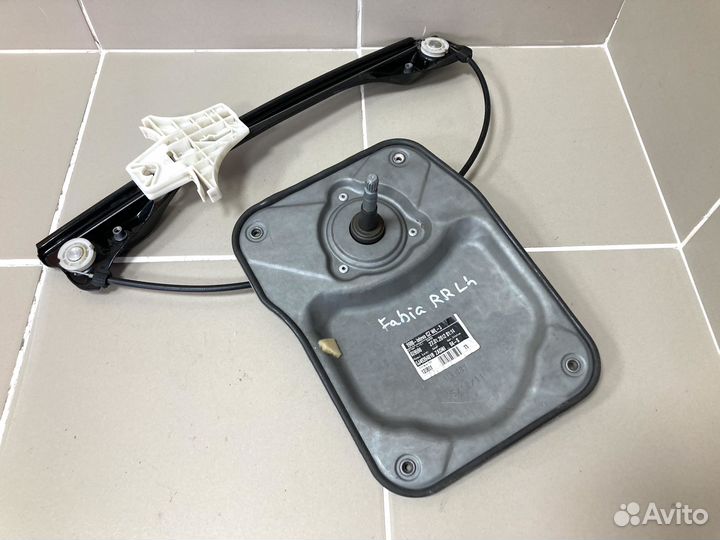 Механизм стеклоподъемника задний лев Skoda Fabia