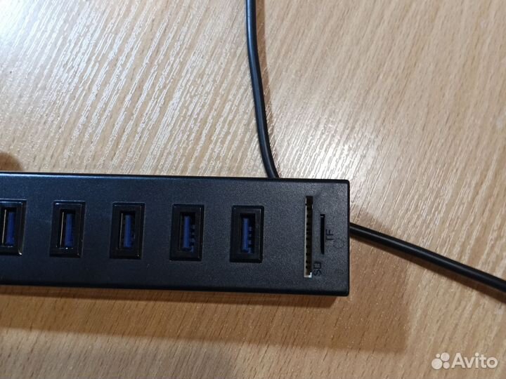 USB хаб 6 портов+Card Reader
