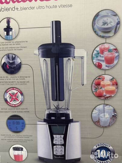 Блендер стационарный Moulinex Ultrablend LM936E10