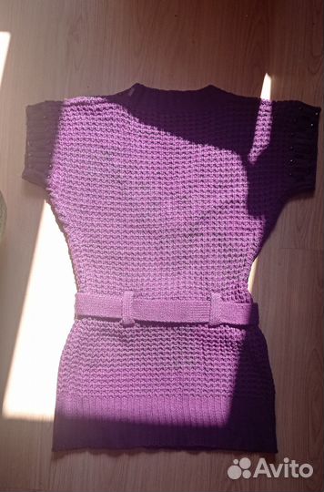 Туника+пояс,кардиган,свитер (шерсть) Листайте фото