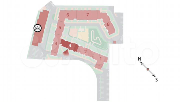 Квартира-студия, 24,5 м², 12/12 эт.