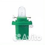 Лампа BX8,5D 12V 2W yellow-green 17057 Narva