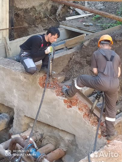 Аренда компрессора с отбойными молотками