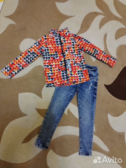 Кофта Glissade +джинсы Zara