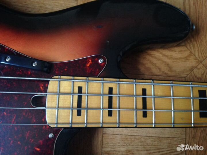 1975 Gneco Jazz Bass JB 75 Япония Клен накладка