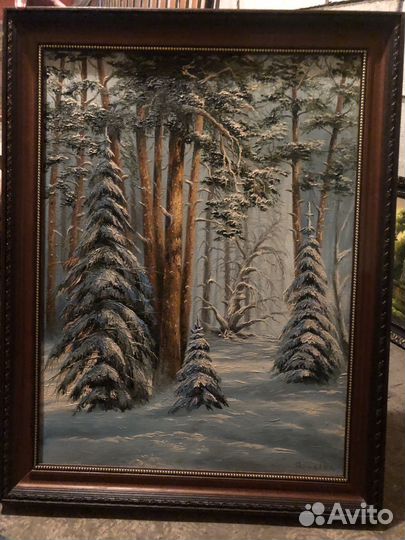 Картина маслом на холсте пейзаж большая