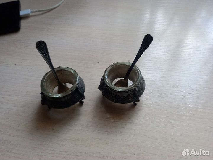 Солонка мельхиор СССР