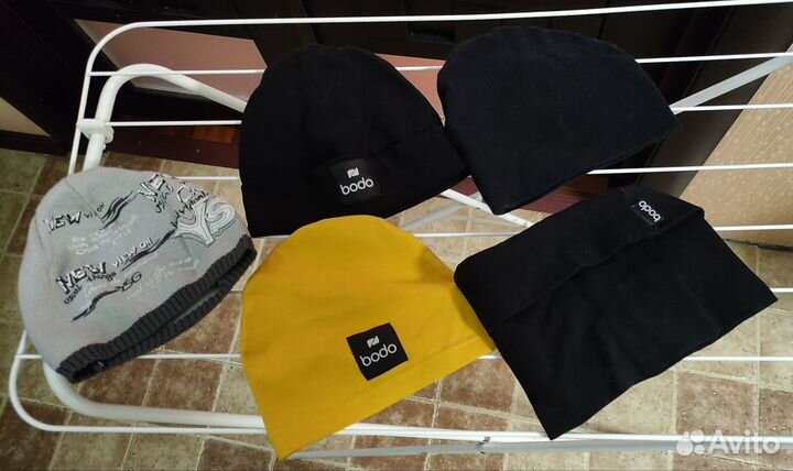 Пакет шапок на мальчика 46-52