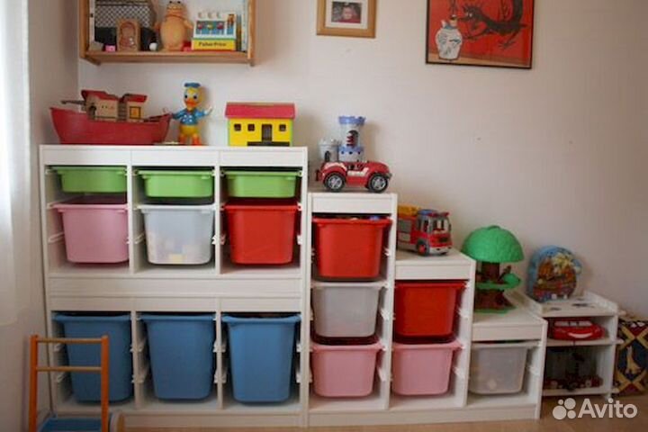 Стеллаж IKEA для игрушек лесенка