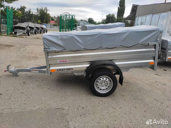 Прицеп Спутник Zn 2213/48 низкий тент
