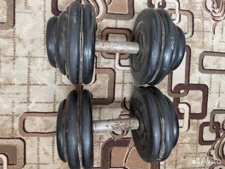 Штанга гриф блины гантель