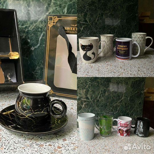 Чашка с блюдцем чайник подарочный набор