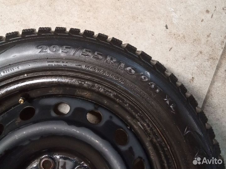 Колесо резина nokian Hakkapeliittta 5205/55 R16