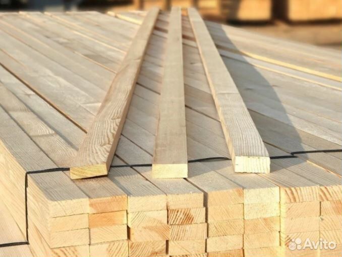 Пиломатериал сухой строганный. В ассортименте