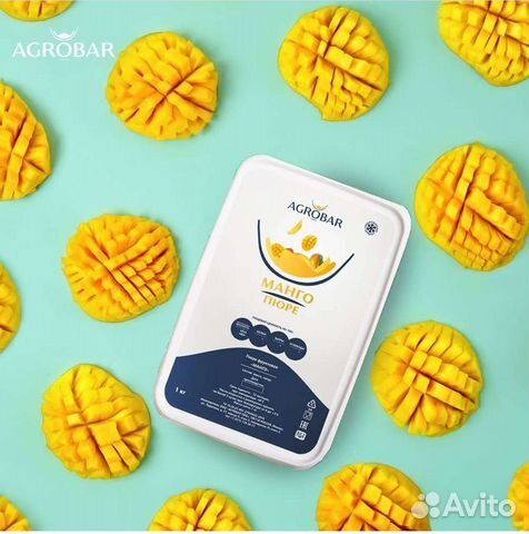 Замороженное пюре Манго 1кг Агробар