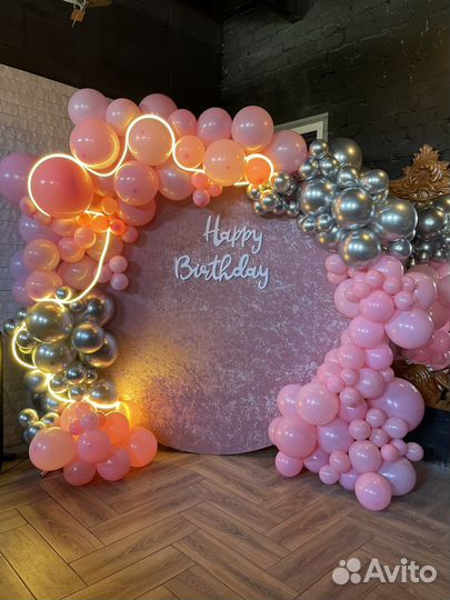 Фотозона. Оформление банкетного зала