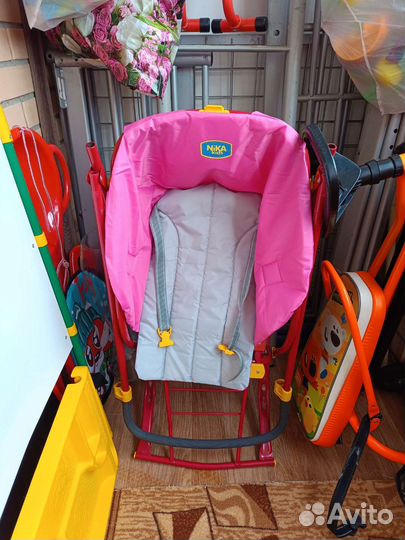 Детские санки с колесами