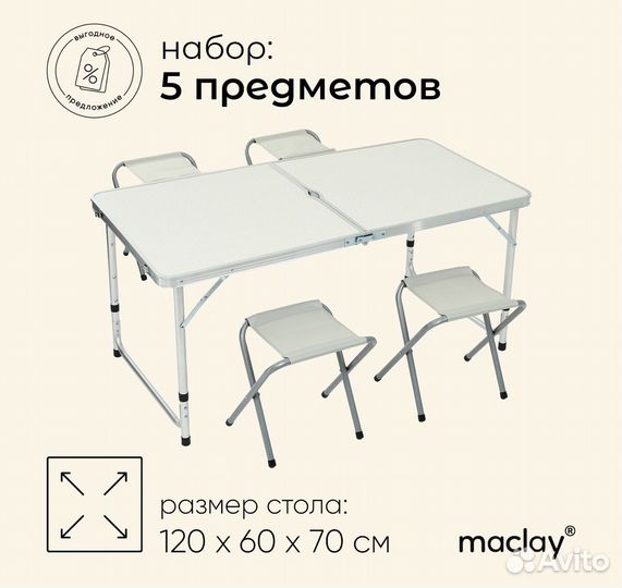 Набор туристической мебели Maclay