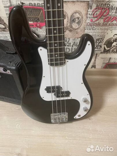 Бас гитара rocket PB-1 BK