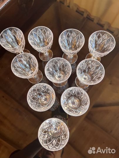 Хрустальные рюмки на ножке СССР