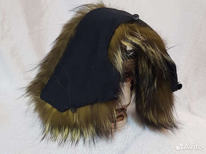 Воротник натуральный мех енот