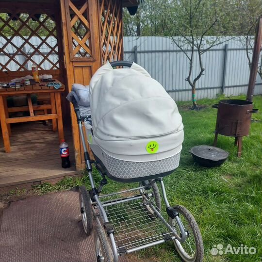 Коляска 2 в 1 эко кожа