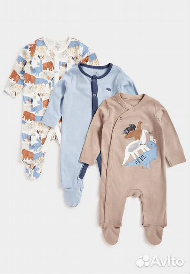 Комбинезоны слипы Mothercare новые 62 68 74