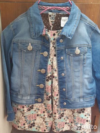 Джинсовая куртка для девочки новая 92