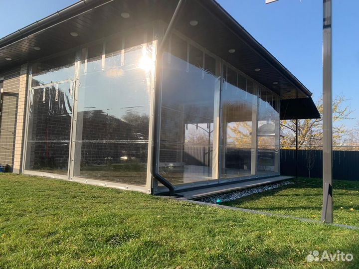 Мягкие окна для террас и беседок