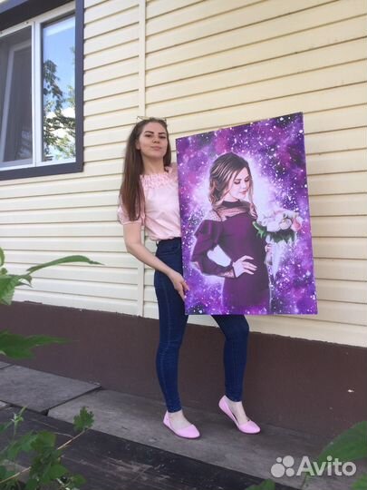 Портрет, картина во Владикавказе по фото