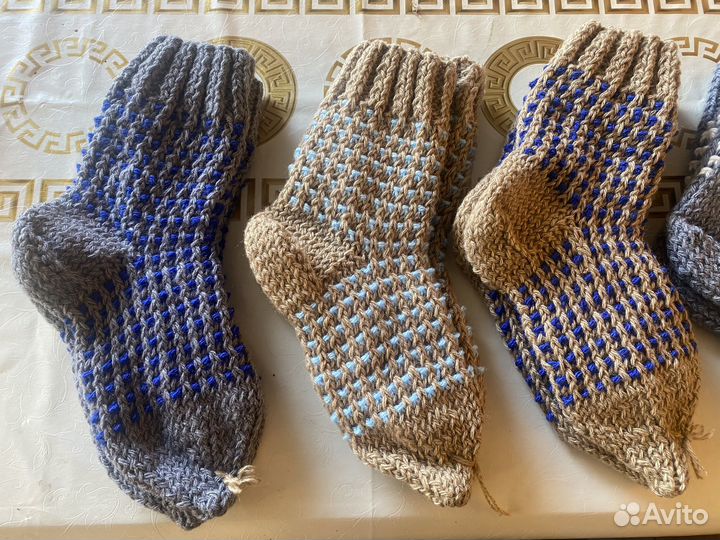 Полушерстяные носки