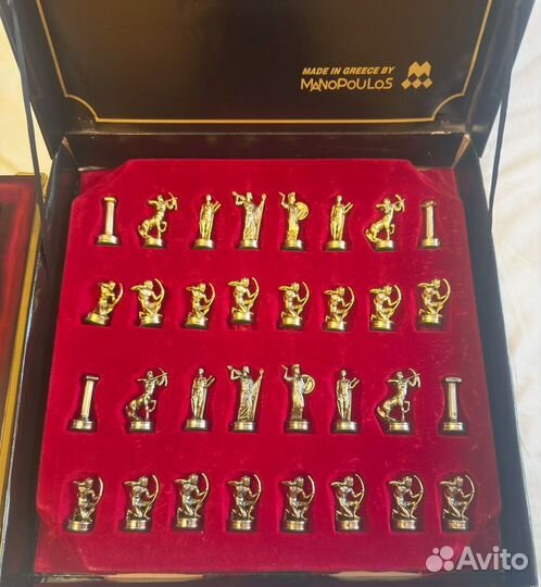 Шахматы подарочные manopoulos битва титанов