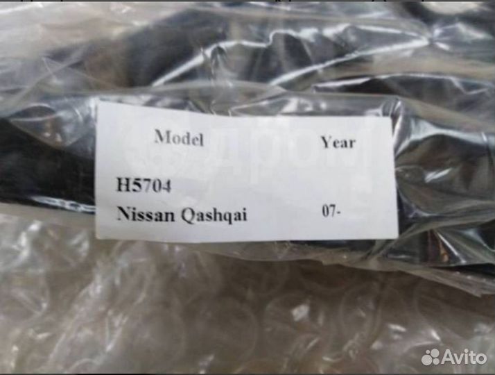 Дефлектор капота nissan qashqai j10 2006 v-star