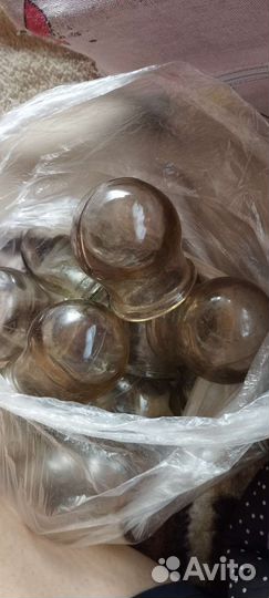 Баночки стеклянные медицинские