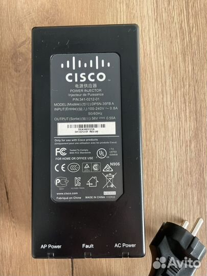 Блок питания poe cisco dpsn-35fb A