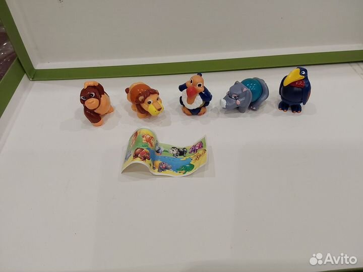 Киндер сюрприз Лошарики Лев Носорог Птица 1990 г