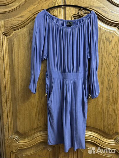 Luisa spagnoli платье из натурального шелка