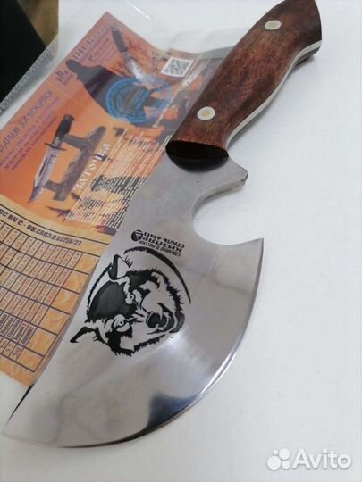 Нож топорик новый