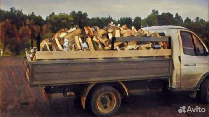 Дрова колотые сухие артикул 63936