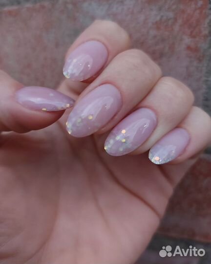 Маникюр, покрытие гель лак, укрепление